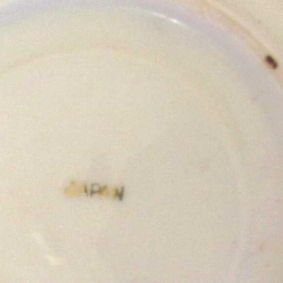 Vintage Japanese Tea Cup and Saucer, Purple with Roses, Gold Trim       I1111 - Picture 5 of 9